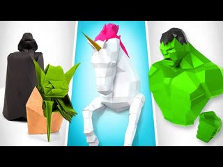 10+ удивительных поделок из бумаги!