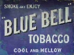 Bluebell tobacco sign