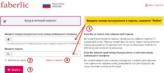 Фаберлик Интернет Магазин Личный Кабинет