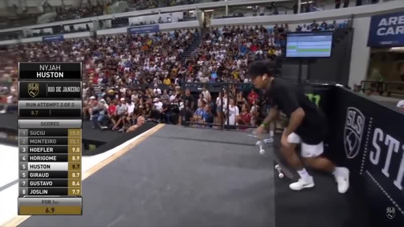 Nyjah Huston SLS Final Rio de