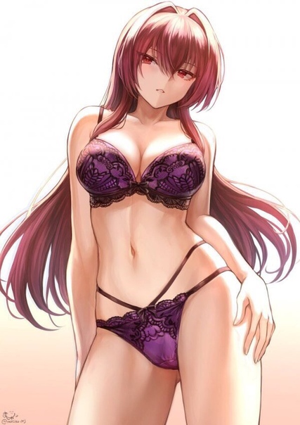 Sensual lingerie anime cute