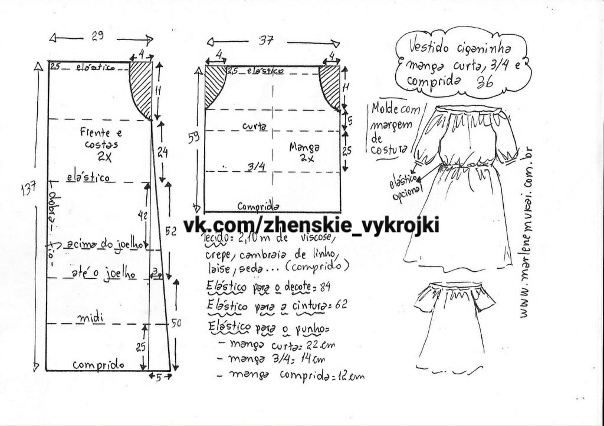 Правильные выкройки платья Правильные выкройки платья