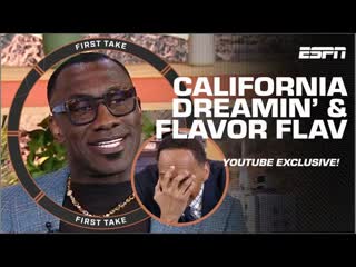 Stephen A. & Shannon Sharpe CANNOT WATCH Flavor Flavs National Anthem  | First Take YT Exclusive